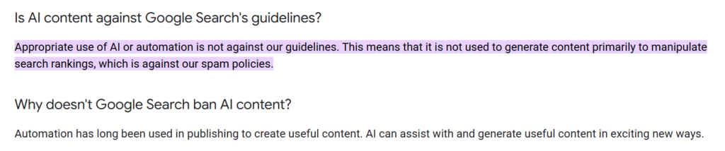 Does Google Penalize AI Content? Here’s the Truth 3 Is AI content against Google Search's Guidelines?