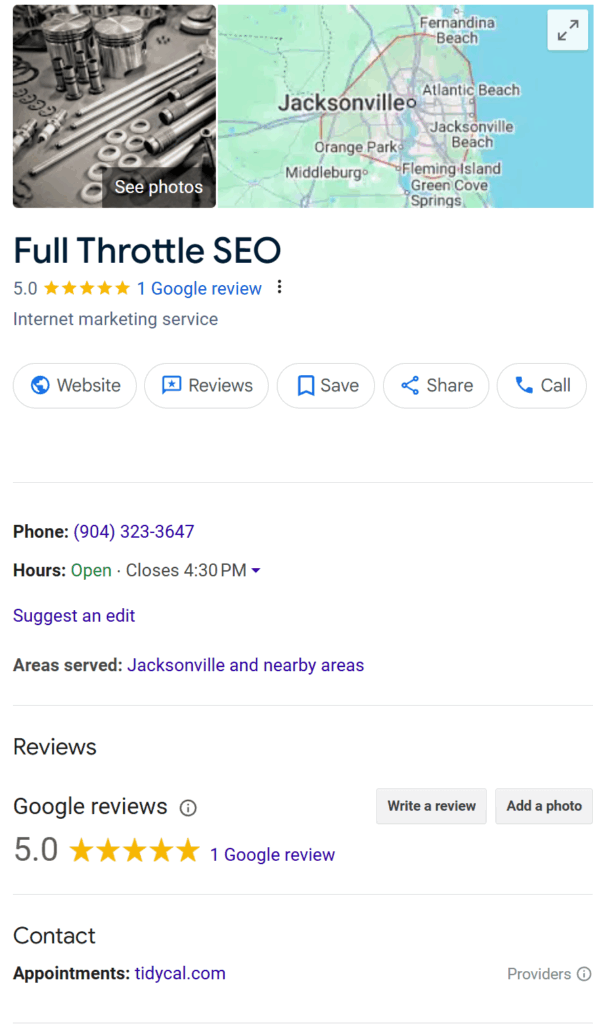 Website SEO: Not Sure Where to Start for Your Business? 2 Google Business Profile is the first step for setting up local business SEO