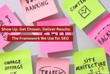 Full Throttle SEO's Show Up. Get Chosen. Deliver Results. Framework for meaningful SEO impact and reporting